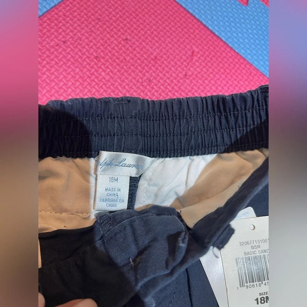 Ralph Lauren Kids Navy Casual Pants
